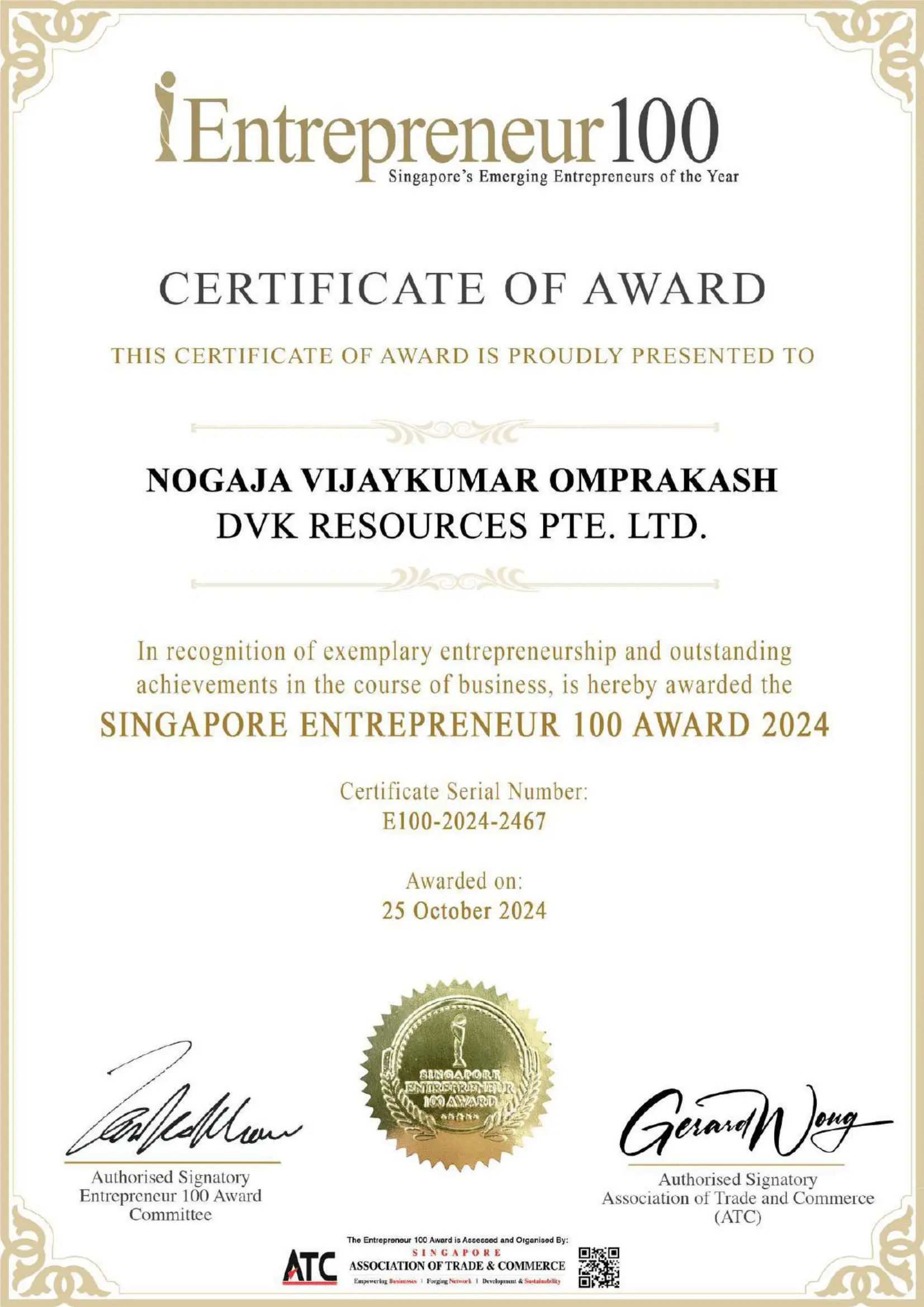 Awards & Achievements